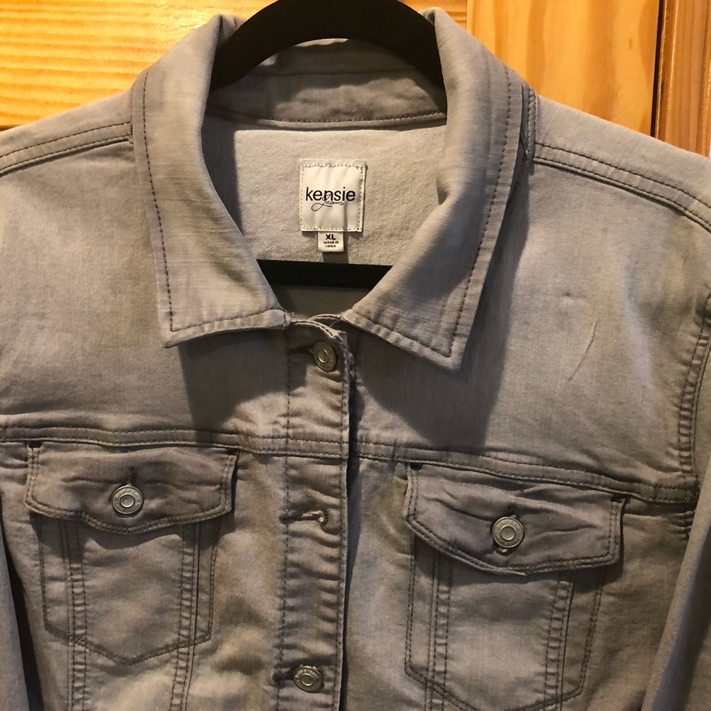 Stretch Denim Jacket by Kenzie Jeans |Size XL - Picture 2 of 8